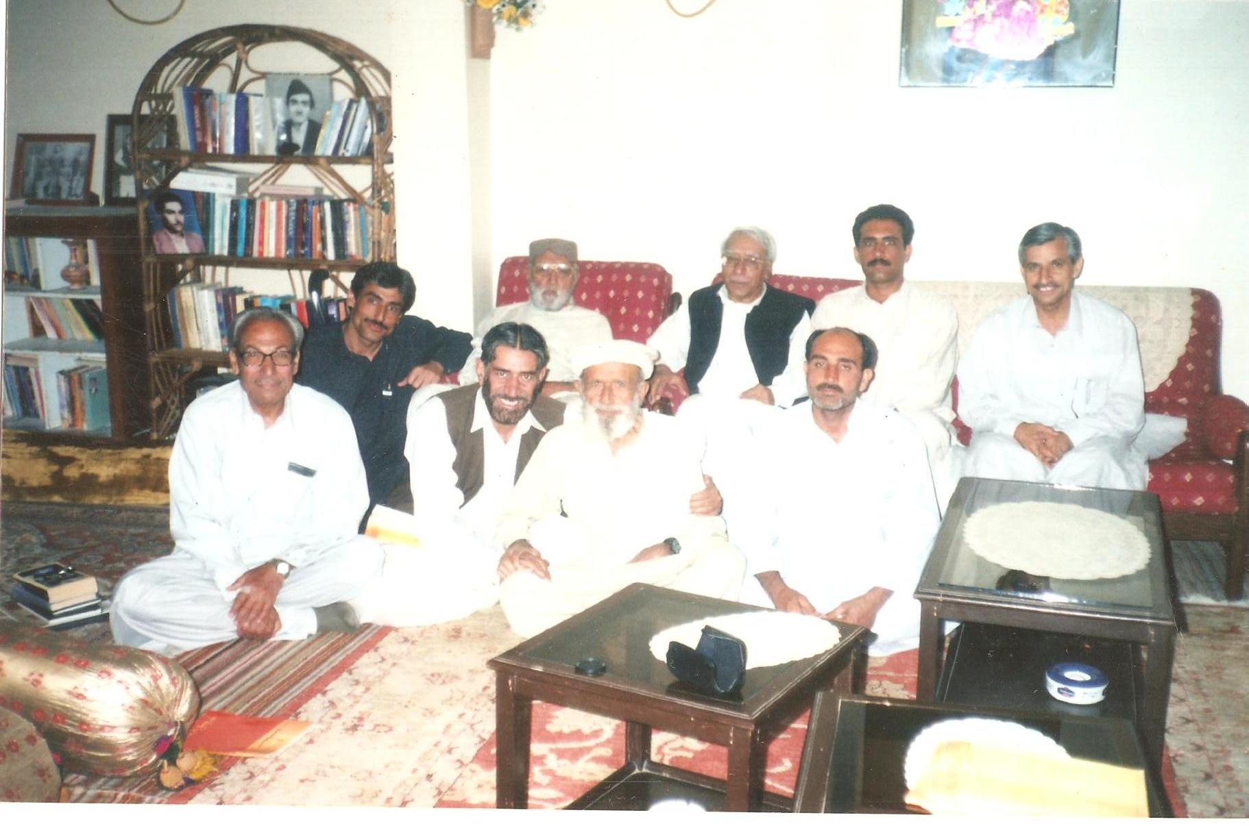Sain Kamal khan sherani and his friends
